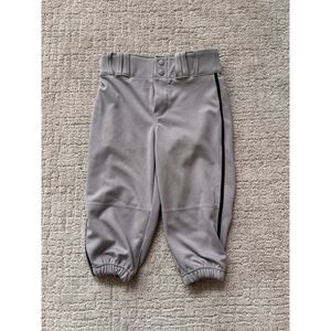 Champro Baseball Pants Gray Unisex Youth Medium - Knicker (Used)